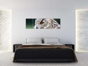 Vyzerajúce sova - obraz (Obraz 170x50cm)
