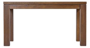 Jedálenský stôl Korund dubový lak rustikálny (vrchná doska 4 cm) - 1400x900x40 mm