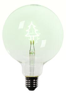 Vianočná LED žiarovka E27 G125 číra 1,8W 100 lm