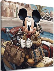 Obraz na plátne - Mickey Mouse na Dovolenke | rôzne rozmery - 60x60 cm