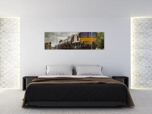 Obraz - idúci vlak (Obraz 170x50cm)