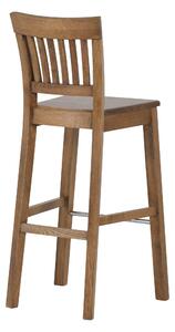Barová stolička Raines z lakovaného dubového dreva