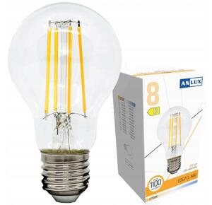 Anlux LED žiarovka E27 - 8W - 1120lm - teplá biela