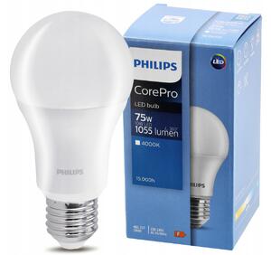 LED žiarovka Philips E27 - 10W - 1055 lm - teplá biela - CorePro Premium A60