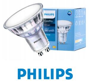 LED žiarovka Philips Corepro GU10 - 4,9 W - 550 Lm - neutrálna biela - Premium