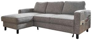 ROHOVÁ SEDAČKA, textil, sivá MID.YOU - Sedačky, Online Only