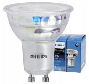 LED žiarovka Philips GU10 - 4,6 W - 390 Lm 36 ° - studená biela - CorePro Premium