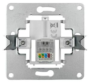 Elhard Dátová zásuvka Vera RJ45, matná, biela VZ2121W