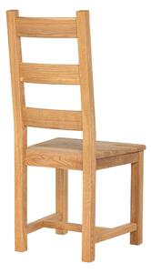 Dubová stolička Ladder Back - lak