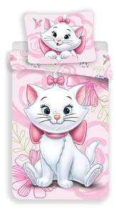 Jerry Fabrics Bavlnené obliečky 140x200 + 70x90 cm - Marie Cat "Pink 03"