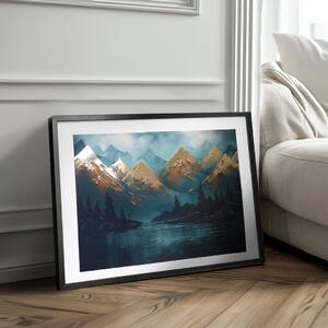 Plagát na stenu s EXTRA efektom - Mountain Majesty - 40x60 cm