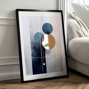 Plagát na stenu s EXTRA efektom - Scandinavian Shapes - 40x60 cm