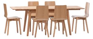 Rozkladací jedálenský stôl Urbano v dubovej farbe - 1200(2000)x900x22mm