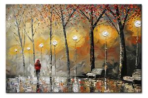 Maľovaný obraz na stenu KRAJINA - 120×80 cm / Premium 4 cm