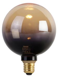 E27 Stmievateľná LED žiarovka G125 čierna zlatá 3,5W 80lm 1800K