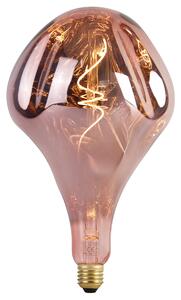 E27 Stmievateľná LED žiarovka A165 Ružová 6W 80lm 1800K