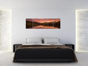 Obraz s jazerom na stenu (Obraz 170x50cm)