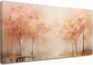 Štrukturovaný obraz Prechádzka pokojnou prírodou - PREMIUM ART | rôzne rozmery - 40x80 cm
