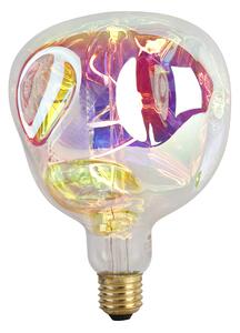 E27 Stmievateľná LED žiarovka G125 Dúha 4W 200lm 1800K