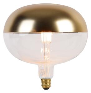 E27 Stmievateľná LED žiarovka Zrkadlo zlatá 6W 360lm 1800K