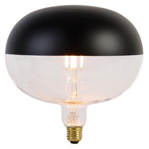 E27 Stmievateľná LED žiarovka Zrkadlo čierna 6W 360lm 1800K