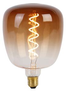 E27 Stmievateľná LED žiarovka DECO 5W 130lm 1800K 14 cm