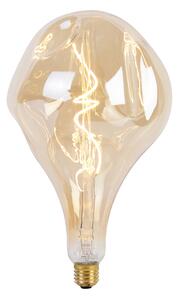 E27 Stmievateľná LED žiarovka PS160 zlatá 6W 340lm 1800K
