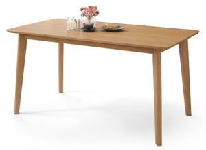 ROXY Prírodný dub, 150cm/80cm - kuchynský/jedálenský stôl RETRO - obdĺžnikový drevený stôl