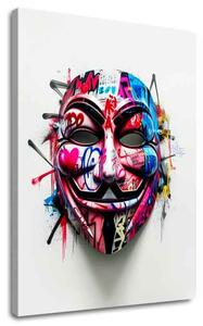 Obraz Anonymous Mask | Talianske plátno - 40x50 cm