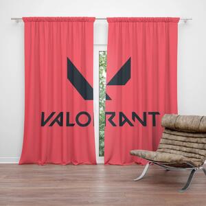Sablio Záves VALORANT Red: 2ks 140x250cm