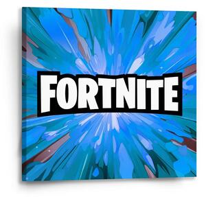 Sablio Obraz FORTNITE modrá - 50x50 cm