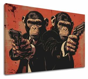 Monkey Gang - Obraz pre odvážny interiér - 60x90 cm