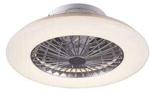 R62522187 TRIO RL STRALSUND stropné LED svietidlo s ventilátorom 30W 3000lm 3000-6500K IP20 biela s diaľkovým ovládaním