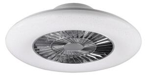 R62402106 TRIO RL VISBY stropné LED svietidlo s ventilátorom 40W 4000lm 3000-6000K IP20 biela s diaľkovým ovládaním