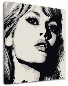 Obraz Brigitte Bardot - Elegancia 60. rokov - 60x60 cm