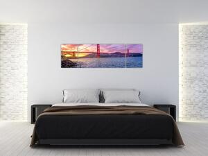 Obraz s mostom na stenu (Obraz 170x50cm)