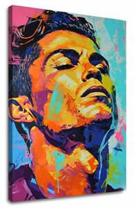 Obraz Cristiano Ronaldo - Energia víťaza | dokončené rukou umelca - 60x90 cm
