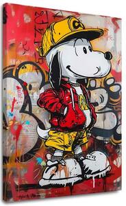 Obraz Cool Snoopy na plátne | dokončené rukou umelca - 40x50 cm