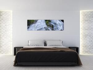 Obraz s vodopádmi na stenu (Obraz 170x50cm)