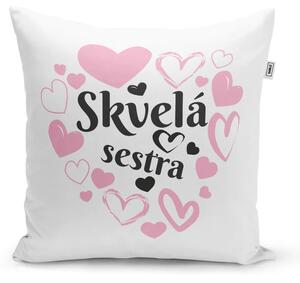 Sablio Vankúš Skvelá sestra: 40x40 cm