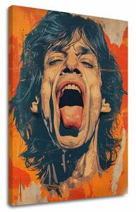 Obraz Mick Jagger - Sila rockovej scény | dokončené rukou umelca - 60x90 cm