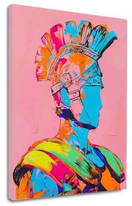 Obraz Modern Gladiator na plátne | dokončené rukou umelca - 40x50 cm