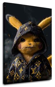 Obraz Pikachu: Streetwear kráľ | Talianske plátno - 60x90 cm