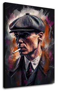 Obraz Tommy Shelby: Kráľ ulíc | dokončené rukou umelca - 60x90 cm