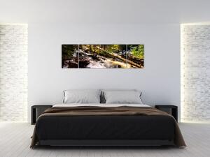 Obraz lesa na stenu (Obraz 170x50cm)