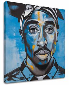 Obraz Tupac Shakur - Rapper v nebi | dokončené rukou umelca - 60x60 cm