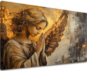 Obrazy anjelov Modlitba svetla | dokončené rukou umelca - 40x60 cm