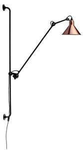 Nástenné Svietidlo Lampe Gras, 214 Round, Čierna, Obývacia izba, Kov, Dizajnový