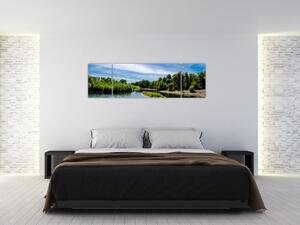 Obraz jazera na stenu (Obraz 170x50cm)