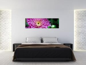 Obraz kvetu na stenu (Obraz 170x50cm)